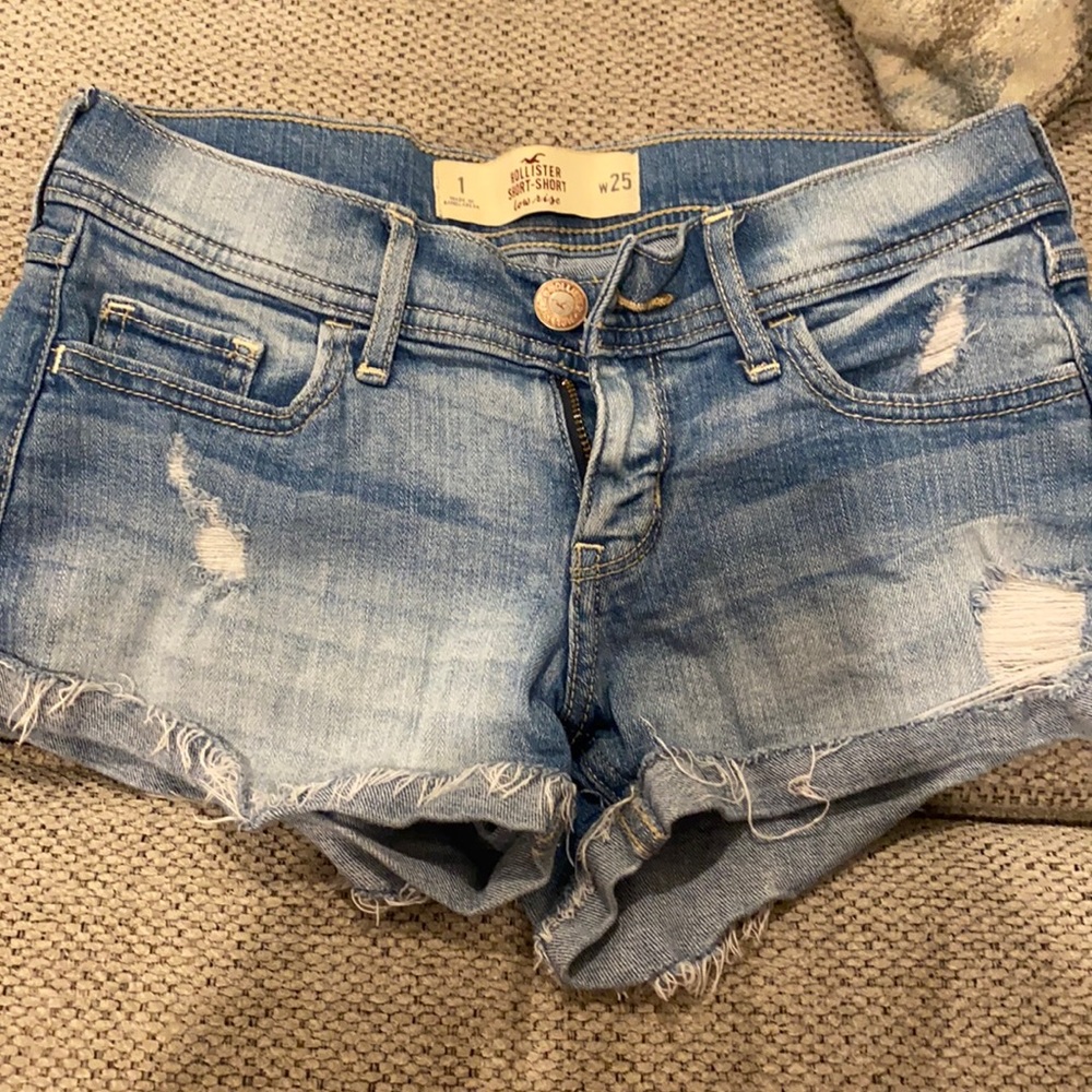 Denim shorts